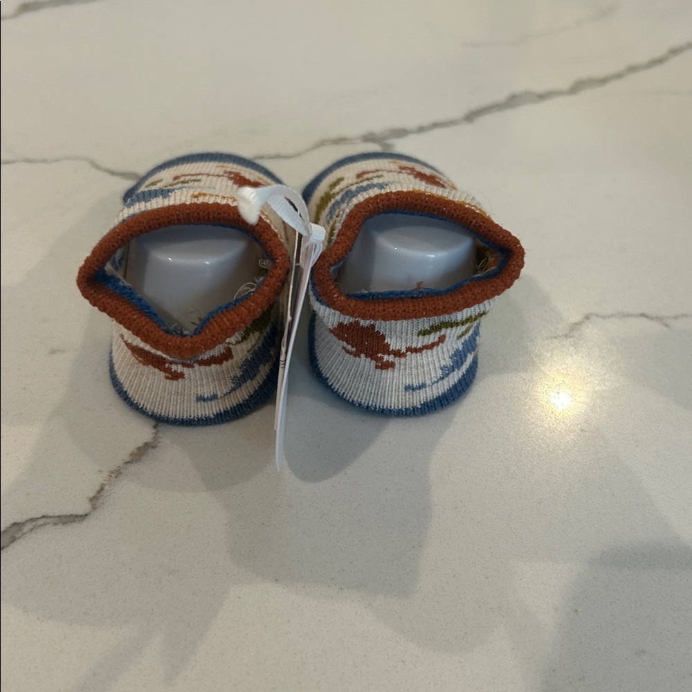 Dinosaur Pattern Baby Socks - Picture 4 of 5